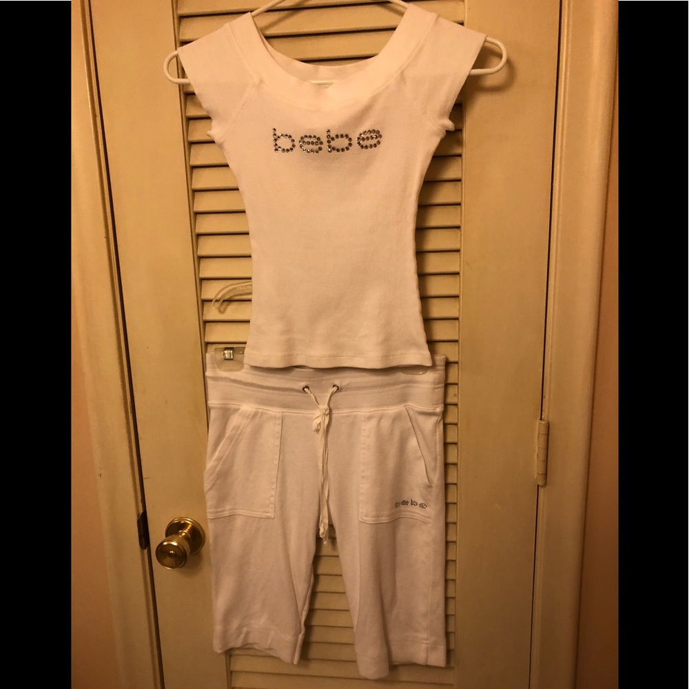 Bebe VINTAGE Bermuda shorts set.
